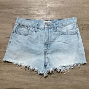 Madewell Light Blue Jean Shorts